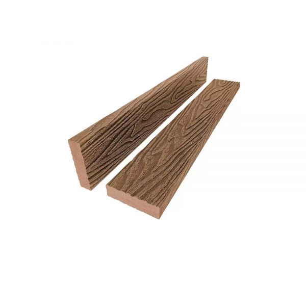 Брус лавочный 3D-тиснение 20х80 Махагон от производителя  Deckart (Россия) по цене 655 р