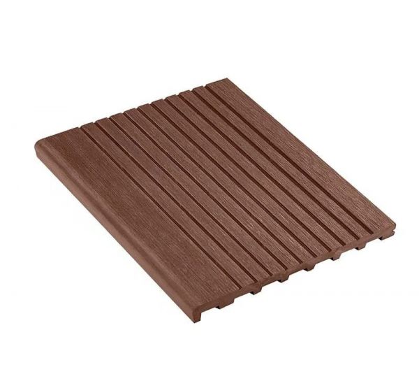 Ступень полнотелая из ДПК Step Махагон от производителя  Deckart (Россия) по цене 2 500 р Ступень полнотелая из ДПК Step Махагон от производителя  Deckart (Россия) по цене 2 500 р