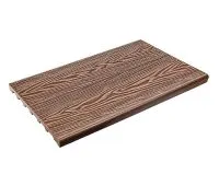 Ступень полнотелая из ДПК Step 3D Махагон