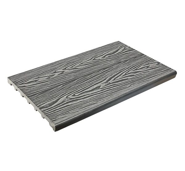 Ступень полнотелая из ДПК Step 3D Серый от производителя  Deckart (Россия) по цене 2 700 р