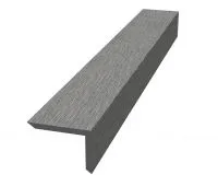 Уголок ДПК для террасной доски NauticPrime, 60x40x2900мм, Тёмно-серый