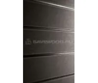 Профиль ДПК для заборов SW Agger Темно-коричневый глянцевый бесшовный