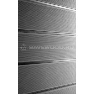 Профиль ДПК для заборов SW Agger Пепельный глянцевый бесшовный от производителя  Savewood по цене 570 р