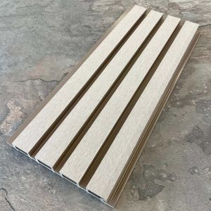 Реечная Фасадная панель Wood-X 219х26 (Шлифованная) Бежевый от производителя  EasyDecking по цене 837 р