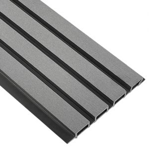 Реечная Фасадная панель Wood-X 219х26 (Шлифованная) Серый от производителя  EasyDecking по цене 837 р