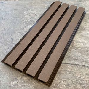 Реечная Фасадная панель Wood-X 219х26 (Шлифованная) Венге от производителя  EasyDecking по цене 837 р