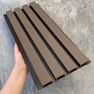 Реечная Фасадная панель Wood-X 219х26 (Шлифованная) Венге от производителя  EasyDecking по цене 837 р