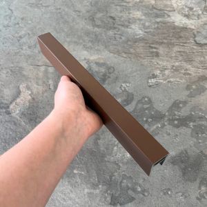 П-профиль алюминиевый 35x25 Коричневый от производителя  EasyDecking по цене 750 р