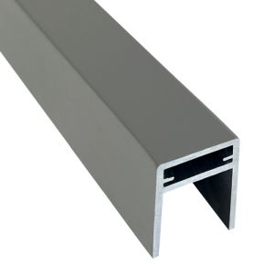 П-профиль алюминиевый 35x25 Серый от производителя  EasyDecking по цене 750 р