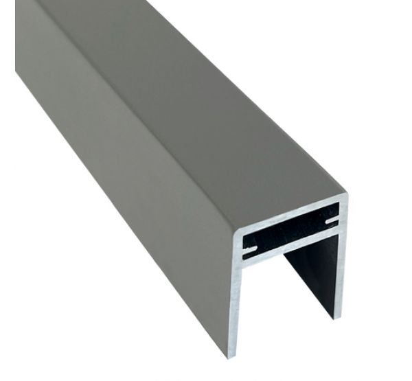 П-профиль алюминиевый 35x25 Серый от производителя  EasyDecking по цене 750 р