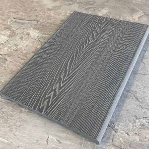 Ступень из ДПК Wood-Х 348х22 Серый 3D от производителя  EasyDecking по цене 2 810 р