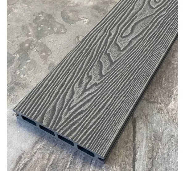 Террасная доска ДПК Wood-X 146х23 Серый от производителя EasyDecking по цене 755 р Террасная доска ДПК Wood-X 146х23 Серый от производителя EasyDecking по цене 755 р