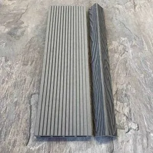 Террасная доска ДПК Wood-X 146х23 Серый от производителя EasyDecking по цене 755 р Террасная доска ДПК Wood-X 146х23 Серый от производителя EasyDecking по цене 755 р