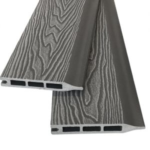 Заборная панель (шип-паз) Wood-X 146х20 Серый 3D от производителя  EasyDecking по цене 510 р