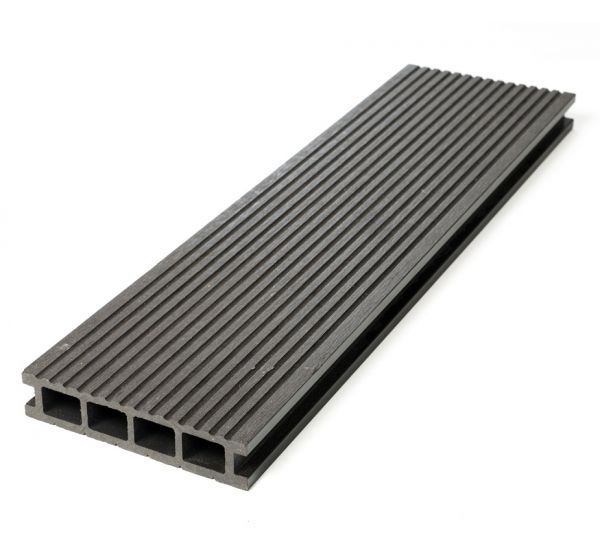 Террасная доска ДПК Базик Графит от производителя  Ecodecking по цене 500 р