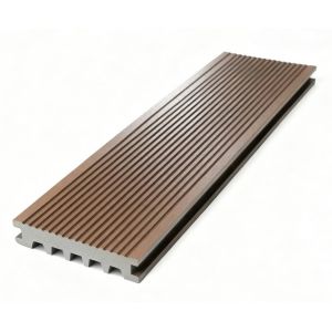Террасная доска ДПК Базик полнотелая Шоколад от производителя  Ecodecking по цене 786 р