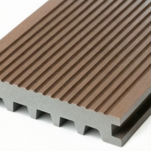 Террасная доска ДПК Базик полнотелая Шоколад от производителя  Ecodecking по цене 786 р