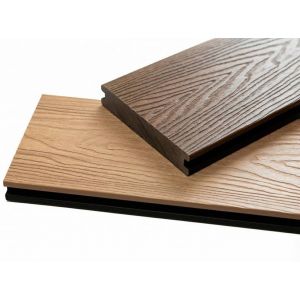 Террасная доска ДПК Скай коэкструзия полнотелая Тик от производителя  Ecodecking по цене 1 085 р