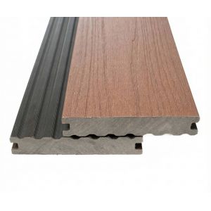 Террасная доска ДПК Скай коэкструзия полнотелая Тик от производителя  Ecodecking по цене 1 085 р