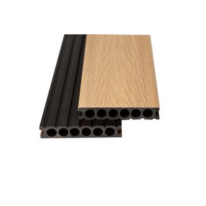 Террасная доска ДПК Скай коэкструзия Бук от производителя  Ecodecking по цене 785 р