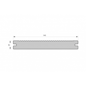 Террасная доска ДПК Extra 3D полнотелая Шоколад от производителя  Ecodecking по цене 802 р