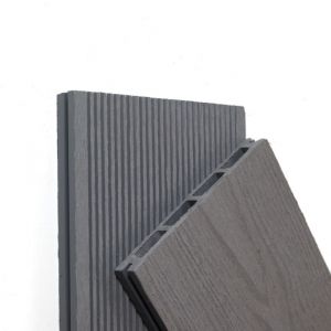 Террасная доска ДПК Tehno пустотелая Серый от производителя  Ecodecking по цене 496 р