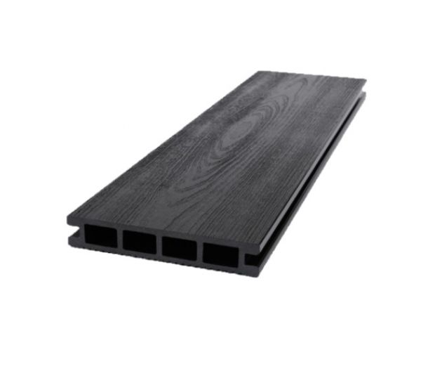 Террасная доска ДПК Титан шлиф.тиснение/браш.вельвет Антрацит от производителя  Ecodecking по цене 828 р