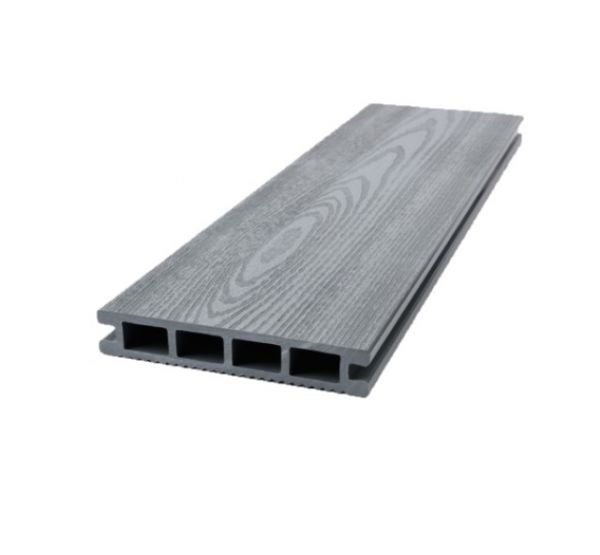 Террасная доска ДПК Титан шлиф.тиснение/браш.вельвет Серый от производителя  Ecodecking по цене 960 р