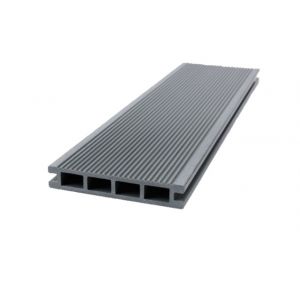 Террасная доска ДПК Титан шлиф.тиснение/браш.вельвет Серый от производителя  Ecodecking по цене 960 р