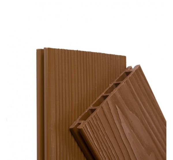 Террасная доска ДПК Титан 3D/браш.вельвет Бронза от производителя  Ecodecking по цене 1 012 р