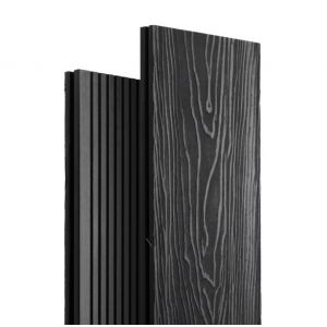 Террасная доска ДПК Топ полнотелая 3D Графит от производителя Ecodecking по цене 1 038 р Террасная доска ДПК Топ полнотелая 3D Графит от производителя Ecodecking по цене 1 038 р