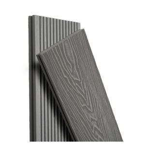 Террасная доска ДПК Топ полнотелая 3D Серый от производителя Ecodecking по цене 1 038 р Террасная доска ДПК Топ полнотелая 3D Серый от производителя Ecodecking по цене 1 038 р