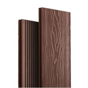 Террасная доска ДПК Топ полнотелая 3D Шоколад от производителя  Ecodecking по цене 1 038 р