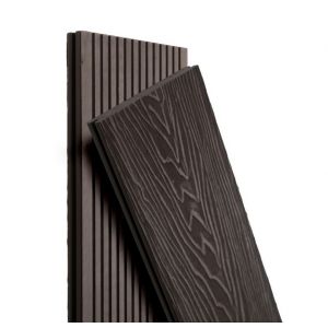 Террасная доска ДПК Топ полнотелая 3D Венге от производителя  Ecodecking по цене 1 038 р