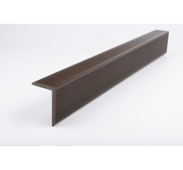 Угол торцевой Titan Венге от производителя  Ecodecking по цене 351 р Угол торцевой Titan Венге от производителя  Ecodecking по цене 351 р