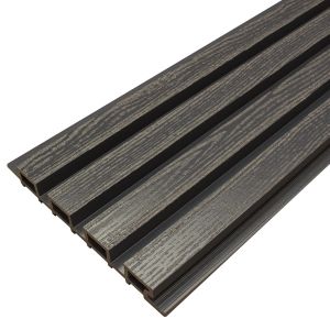 Доска Фасадная из ДПК Wood Рейка Мокрый Асфальт от производителя  Faynag по цене 842 р