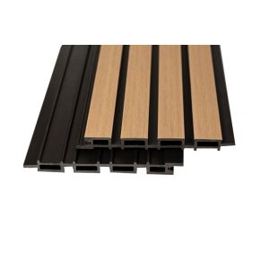 Фасадная реечная панель Скай коэкструзия Бук от производителя  Ecodecking по цене 960 р Фасадная реечная панель Скай коэкструзия Бук от производителя  Ecodecking по цене 960 р
