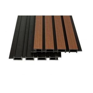 Фасадная реечная панель Скай коэкструзия Тик от производителя  Ecodecking по цене 960 р Фасадная реечная панель Скай коэкструзия Тик от производителя  Ecodecking по цене 960 р