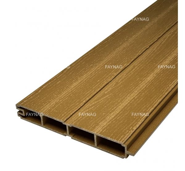 Заборная доска из ДПК WOOD - Орех от производителя  Faynag по цене 683 р