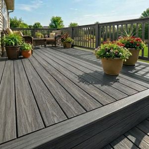 Террасная шовная доска ДПК Табула - Серый от производителя  GardenParkett по цене 599 р