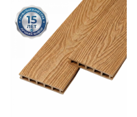 Террасная шовная доска ДПК 2-х сторонняя Патио - Орех