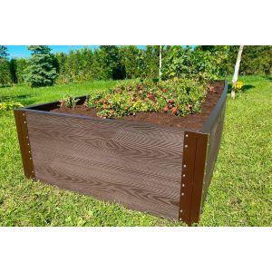 Доска из ДПК для грядок 35х450х2950мм Венге от производителя  NanoWood по цене 1 500 р