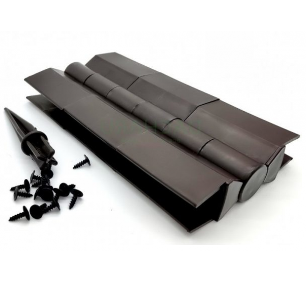 Угол поворотный от 60°  до 180°  пластик для доски 225х25-30 из ДПК Чёрный от производителя  NanoWood по цене 350 р
