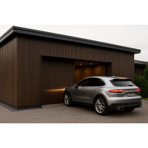 Фасадная реечная панель ДПК Holzhof Эко / Eco 219x24x3000 Венге от производителя  Holzhof по цене 575 р