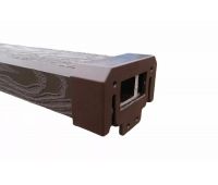 Крепление для перила ПРЯМОЙ Венге. (упак. 2 шт)