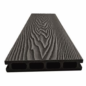 Террасная доска Double 3D Антрацит от производителя  NanoWood по цене 455 р
