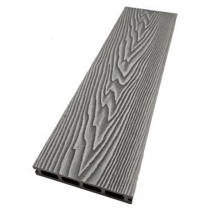 Террасная доска Double 3D Серый от производителя  NanoWood по цене 455 р