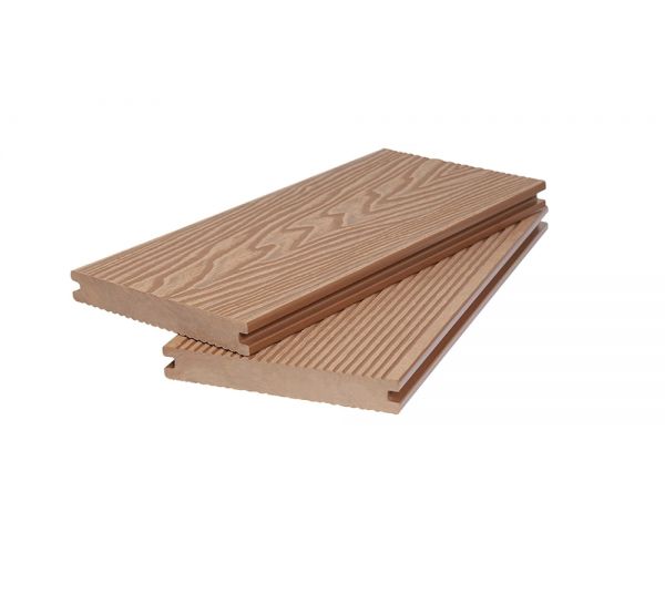 Террасная доска ДПК ( 3D фактура дерева ) полнотелая двухсторонняя Песочный от производителя  Polivan Group по цене 1 122 р