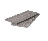 Доска универсальная ДПК 3D+3D, двухсторонняя заборная Серый