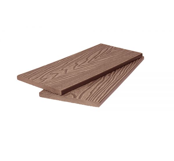 Доска универсальная ДПК 3D+3D, двухсторонняя заборная Светло-коричневый от производителя  Polivan Group по цене 657 р